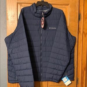Columbia Dark Blue Oyanta Trail Insulated Jacket Brand New w/ Tags